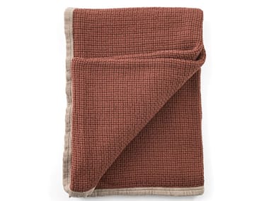 HEM - Solid-color cotton blanket by Calligaris