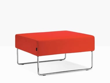 HOST LOUNGE 793 - Sled base upholstered footstool by Pedrali