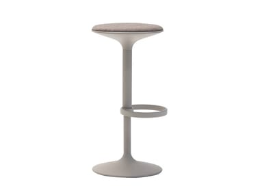 HULA BQ2795 - Aluminium barstool with footrest by Andreu World