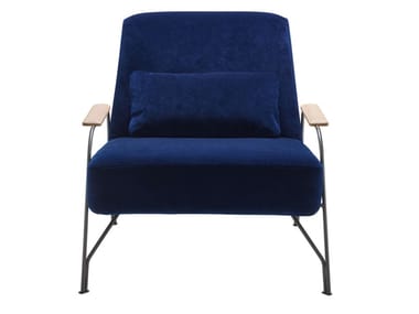 HUMPHREY - Fabric armchair with armrests by Ligne Roset