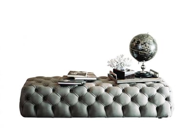 HYATT - Tufted rectangular fabric pouf by Casamilano