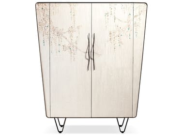 ICARO - Wooden highboard with doors by Cantori
