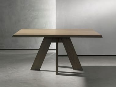 IDS - Square wooden dining table by Piet Boon