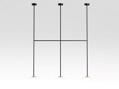 IHANA x3 - LED glass and steel ceiling lamp by Marset