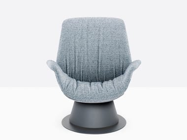 ILA 2021 - Swivel fabric armchair by Pedrali