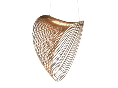 ILLAN - LED multi-layer wood pendant lamp by Luceplan