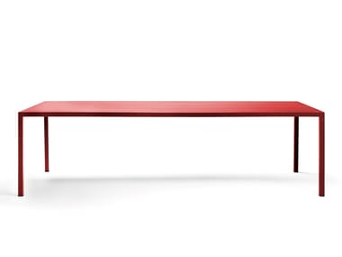 ILTAVOLO - Rectangular metal table by Opinion Ciatti