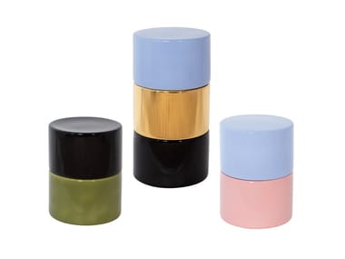 IMI - Round ceramic side table by Pulpo