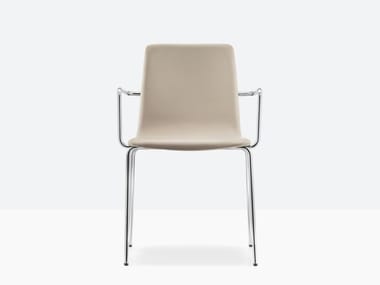 INGA 5684 - Upholstered chair with armrests by Pedrali