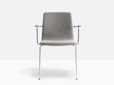 INGA 5685 - Chair with armrests by Pedrali