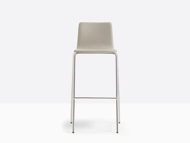 INGA 5687 - Upholstered stool with back by Pedrali