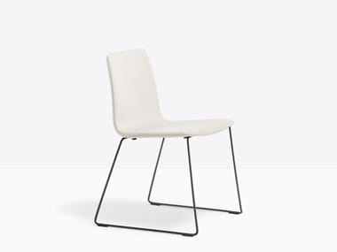 INGA 5689 - Sled base upholstered chair by Pedrali