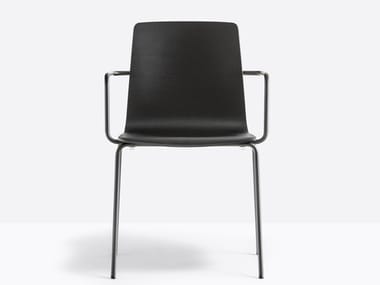 INGA 5614 - Restaurant chair with armrests by Pedrali