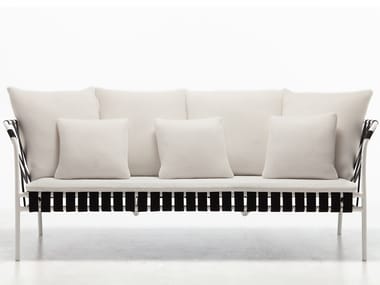 INOUT 853 - Powder coated aluminium garden sofa by Gervasoni