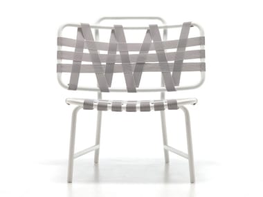 INOUT 856 - Powder coated aluminium easy chair by Gervasoni