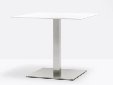 INOX 4471 REG - Rectangular steel contract table by Pedrali