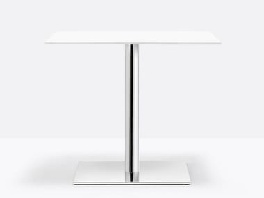 INOX 4472 REG - Rectangular steel contract table by Pedrali