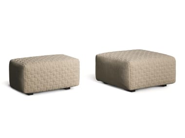 INTRECCI - Rectangular fabric pouf by Bonaldo