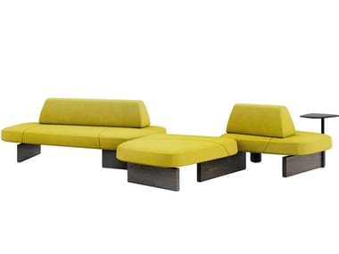 ISCHIA - Modular bench with back by Tacchini