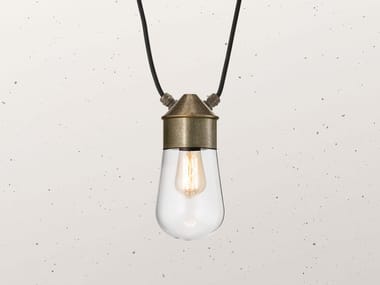 DROP MINI 270.42 - LED brass pendant lamp by Il Fanale