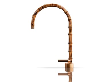 JACQUELINE - Countertop bamboo washbasin mixer by Gessi