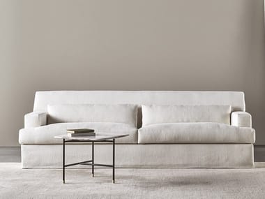 JAMES SLIM - Fabric sofa with removable cover by Meridiani