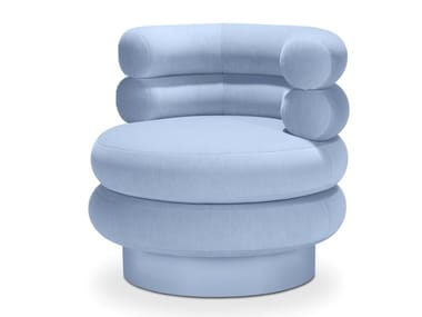 JASMINE - Swivel fabric armchair by Royal Stranger