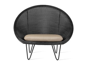 JOE COCOON - Lloyd loom armchair with armrests by Vincent Sheppard