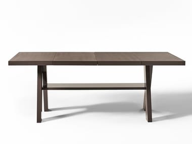 JOI - Rectangular wooden dining table by Meridiani