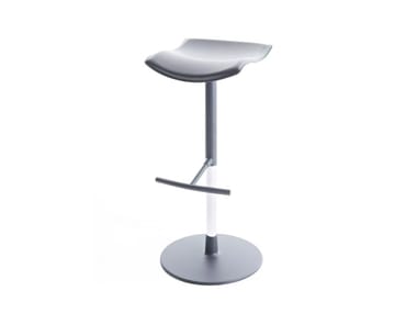 JOKER - Height-adjustable stool with footrest by Colico