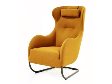 JOLLY - Armchair with footstool by Wittmann