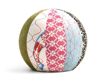 JOY - Round fabric pouf by Moroso