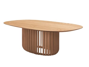 JUICE - Oval wooden table by Miniforms