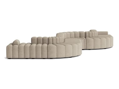 STUDIO 8 - Curved modular fabric sofa by NORR11