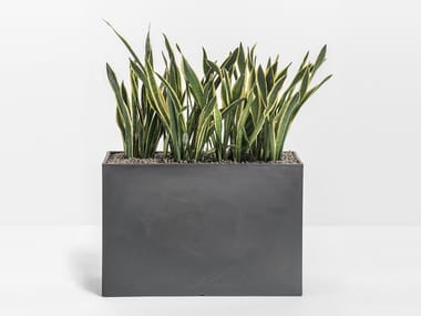 KADO - Polyethylene garden bench / planter by Pedrali