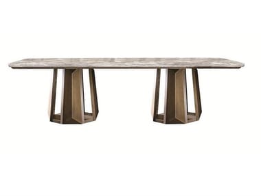 KANDINSKY - Rectangular marble table by Casamilano