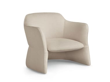 KARINA - Fabric armchair with armrests by Cantori