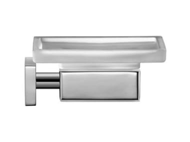 KARREE - Wall-mounted blown glass soap dish by Duravit