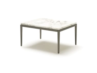 KESSLER - Rectangular marble coffee table by Misuraemme