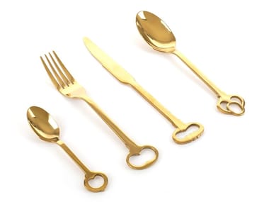 KEYTLERY GOLD - Stainless steel cutlery set (Request Info)