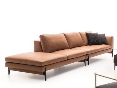 KIM - 3 seater leather sofa by Ditre Italia