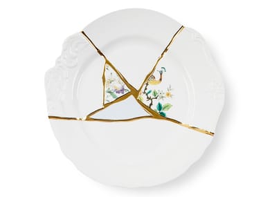 KINTSUGI - Porcelain dinner plate (Request Info)