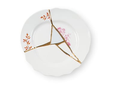 KINTSUGI - Porcelain dessert plate (Request Info)