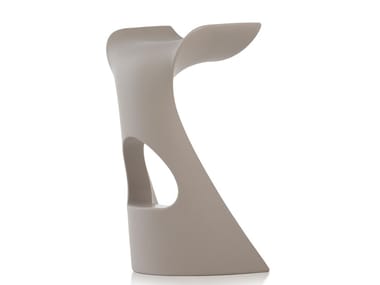 KONCORD - Polyethylene stool with footrest by Slide