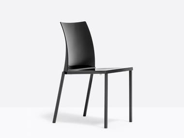 KUADRA 1271 - Polycarbonate chair by Pedrali