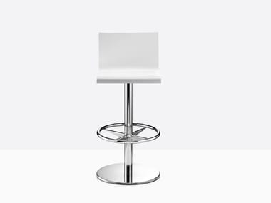 KUADRA 4415KUTP - Swivel methacrylate stool by Pedrali