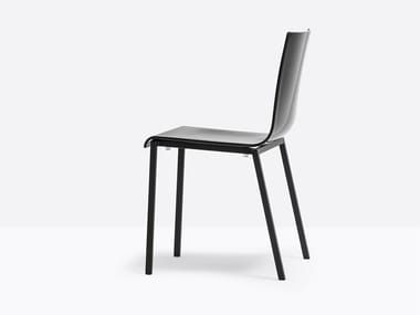 KUADRA XL 2401 - Stackable chair by Pedrali