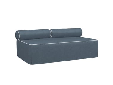 KUBO XL - 2 seater fabric sofa bed with removable cover by Gervasoni