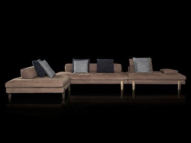 LAILAND - Sectional leather sofa by Henge