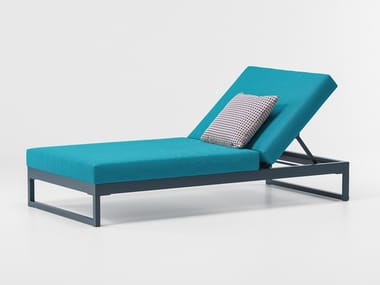 LANDSCAPE - Recliner fabric sun lounger by Kettal